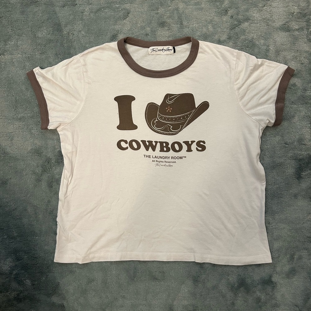 The Laundry Room Cowboy Cropped Tee